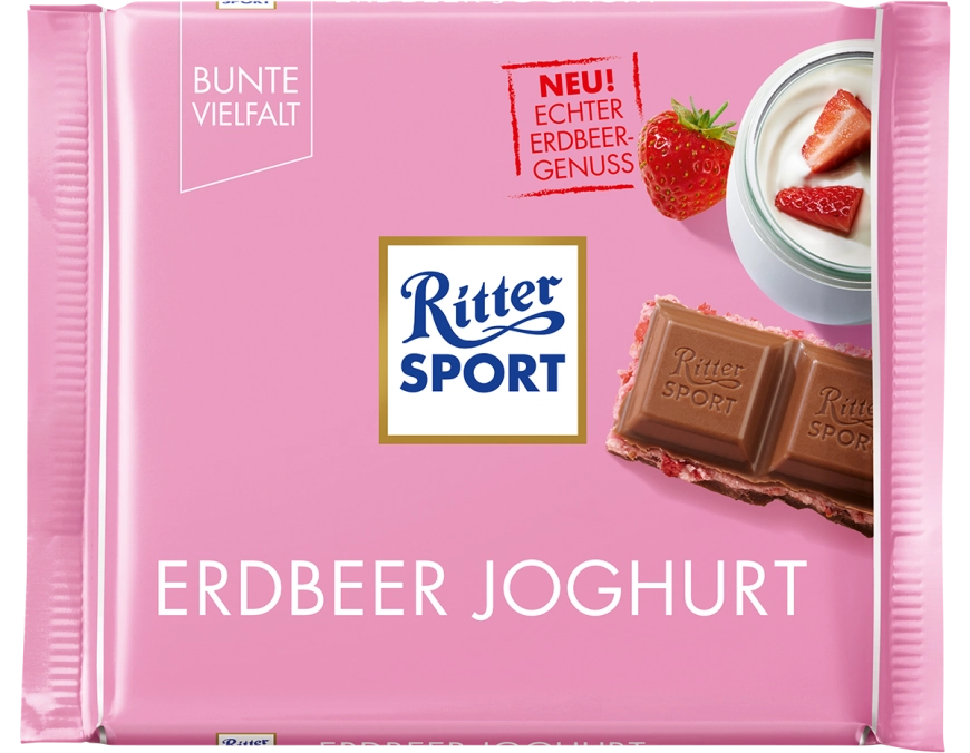 Choc Ritter Erdbeer Joghurt 100g