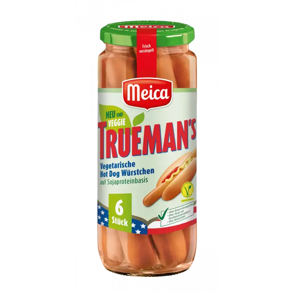 Salsicha Vegetariana Truemans Meica 300g