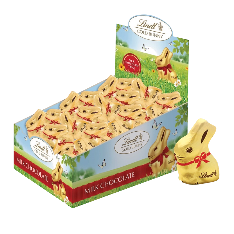 Mini Coelho Choc Lindt Goldy Bunny Ao Leite 10g