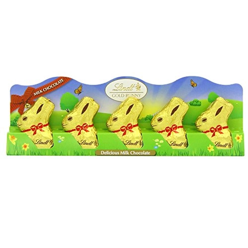 Conjunto Coelho Chocolate Gold Bunny C/5 Mini