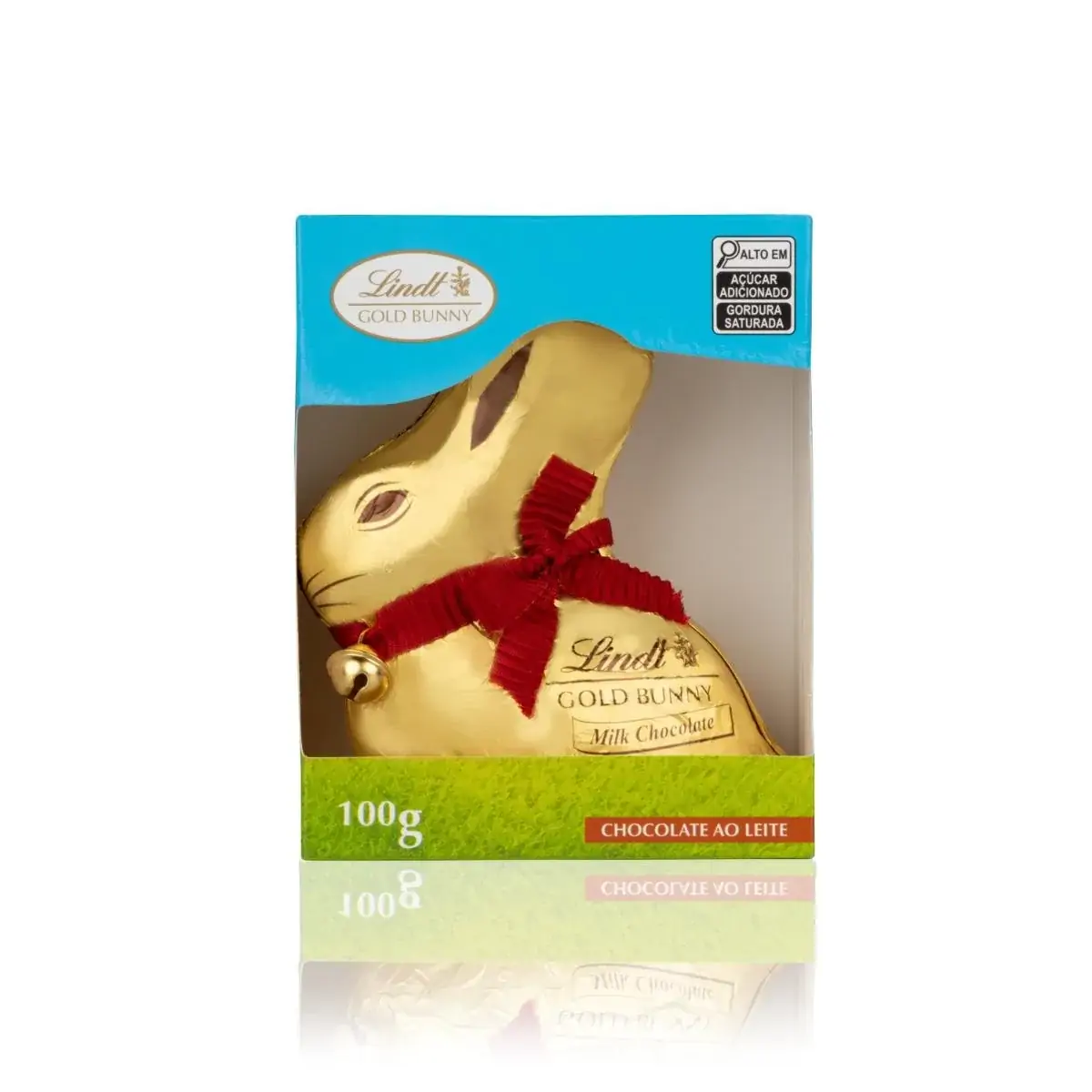 Coelho De Chocolate Ao Leite Lindt Goldhase 100g