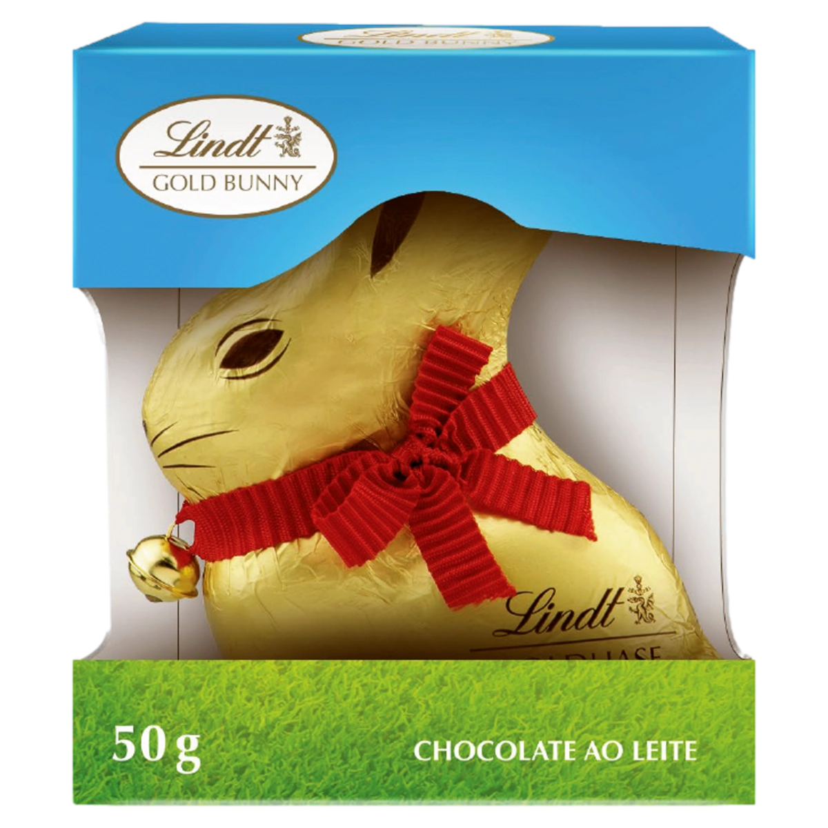 Coelho De Chocolate Ao Leite Lindt Gold Bunny Caixa 50g