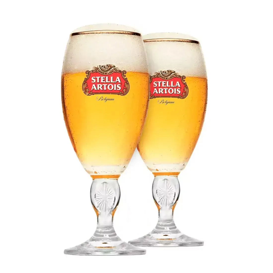 Taça Stella Artois Vidro 320ml - Conjunto 2 Unidades