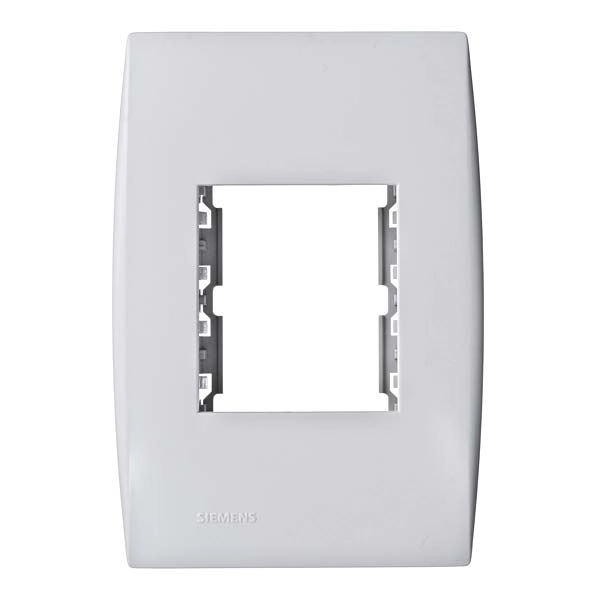 Placa com Suporte 4x2 2Módulos Branco Ilus Siemens