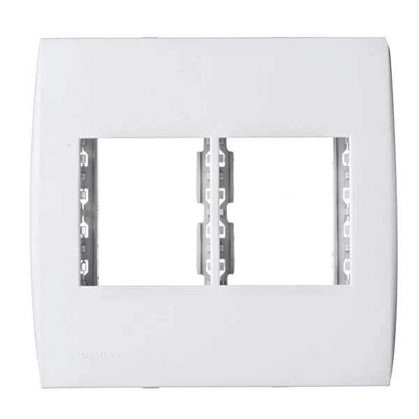 Placa com Suporte 4x4 4Módulos Branco Ilus Siemens