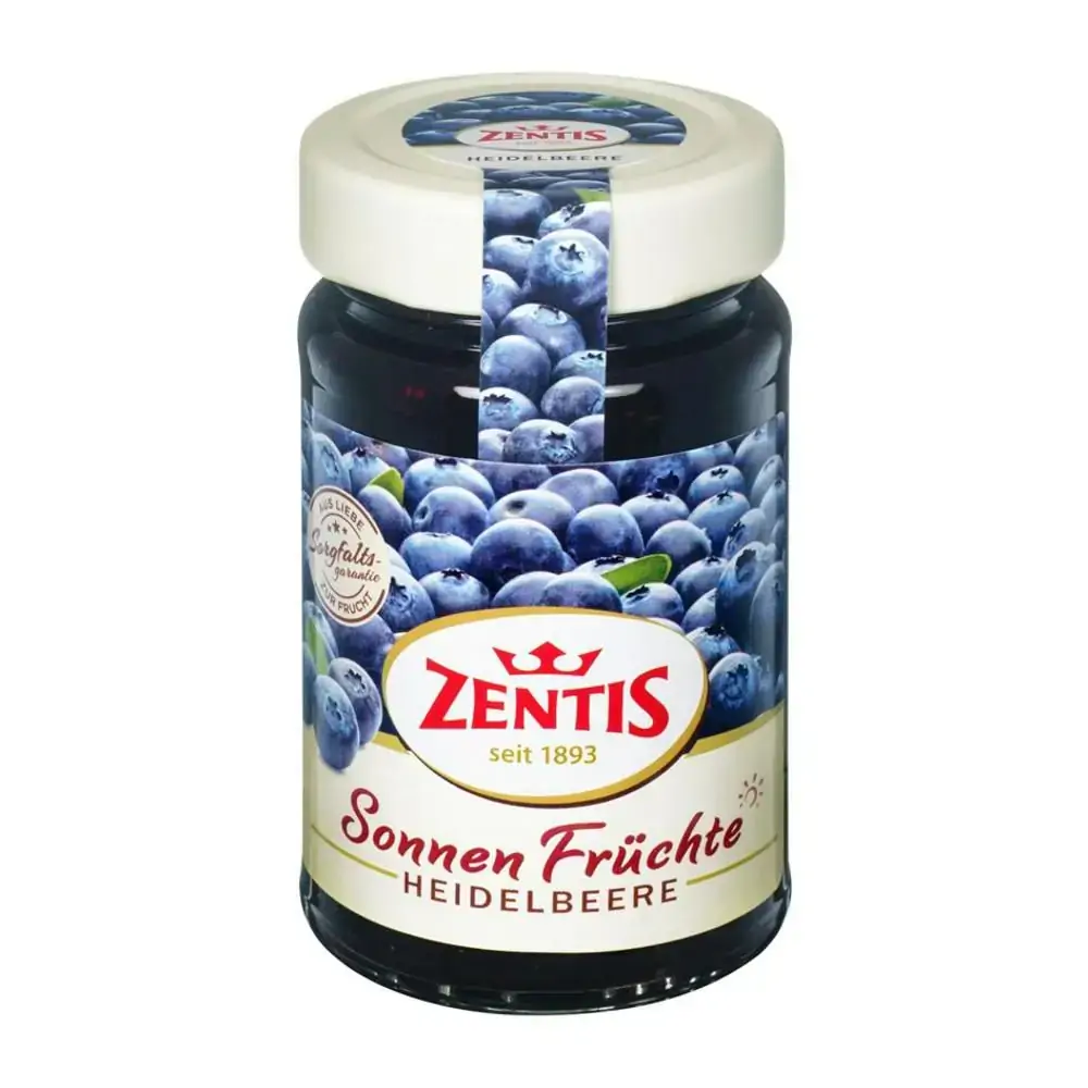 Geleia Zentis 250gr Mirtilo