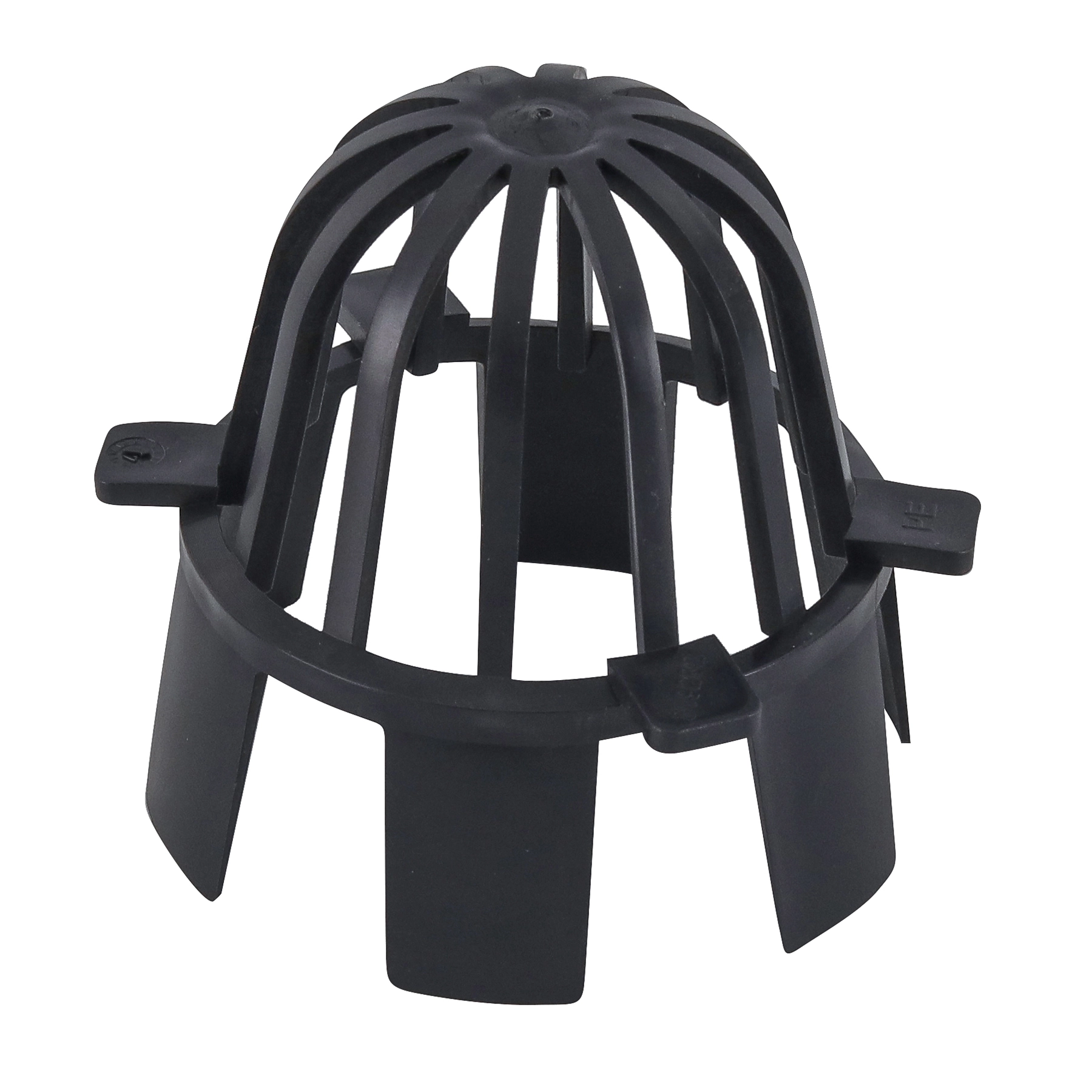 Ralo para Drenagem de Águas Pluviais Externo Polipropileno Preto Hexaline 100 Aco