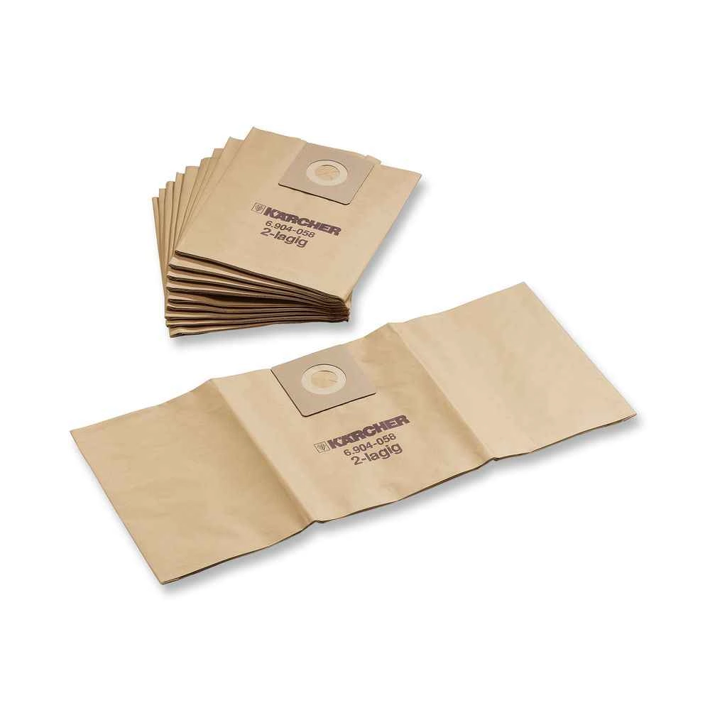 Kit De Filtros De Papel Para Aspirador T201 (10 Unidades)