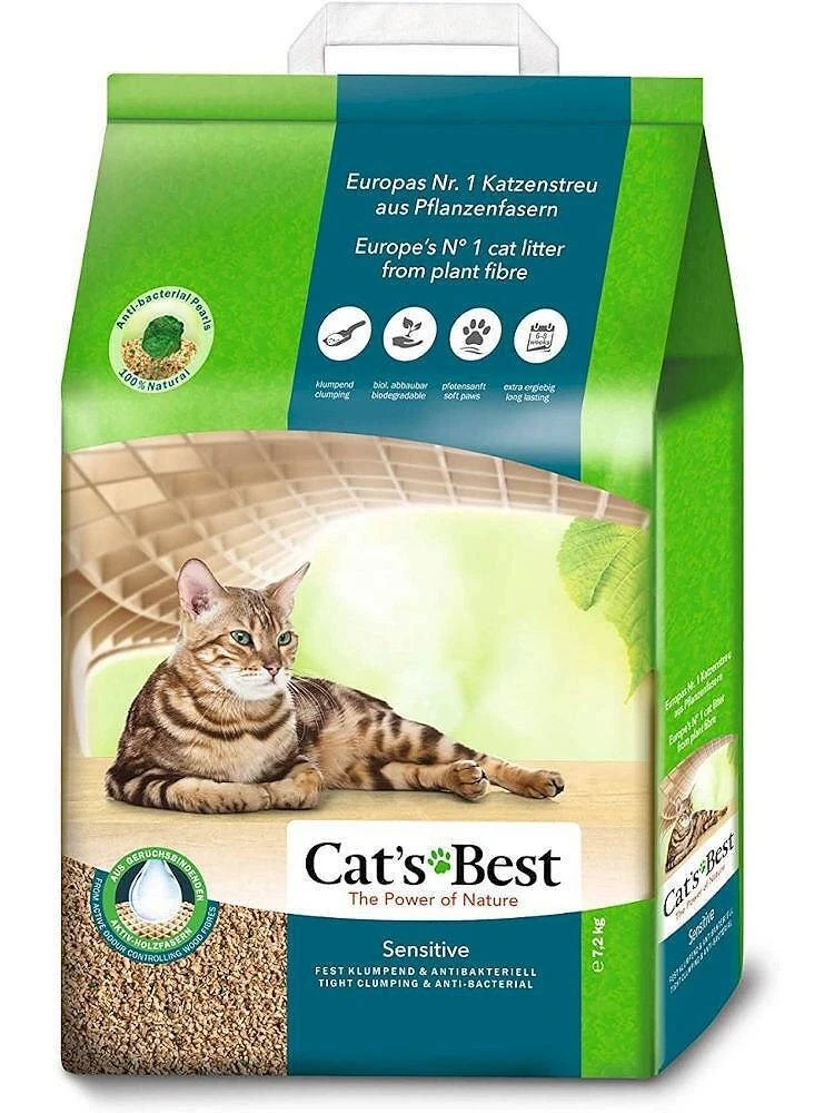 Granulado Ecologico Cat S Best Sensitive Para Gatos 7 2 Kg