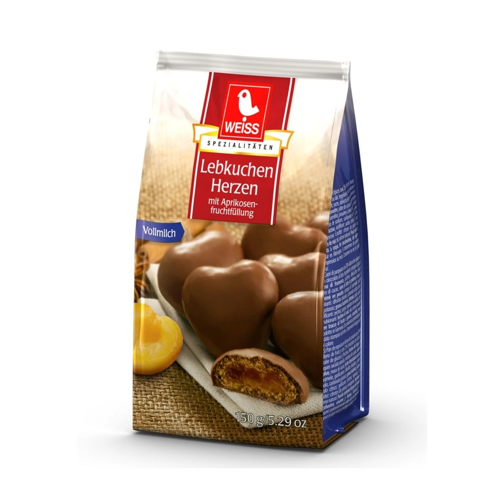 Weiss Corações De Pão De Mel Com Damasco