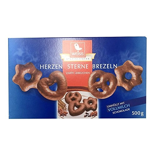 Weiss Lebkuchen Milk Chocolate 500 G