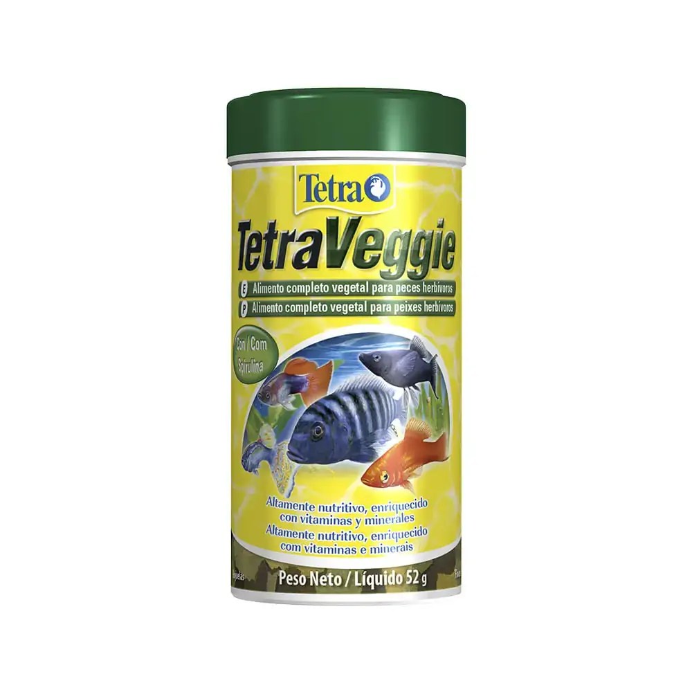 Alimento Para Peixe Tetra Peixe Tetra Veggie Flakes