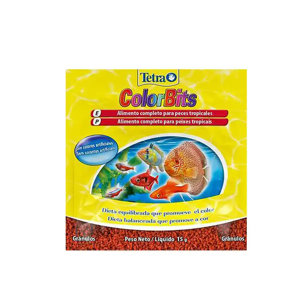 Alimento Para Peixe Tetra Peixe Colorbits Granules