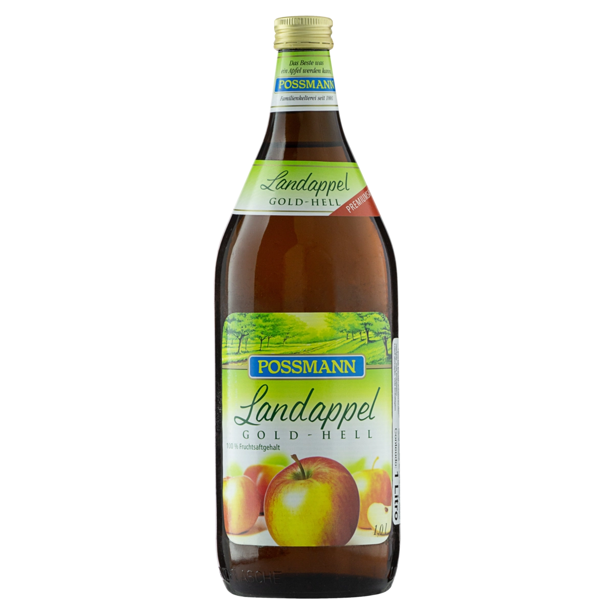 Suco Maçã Possmann Garrafa 1l