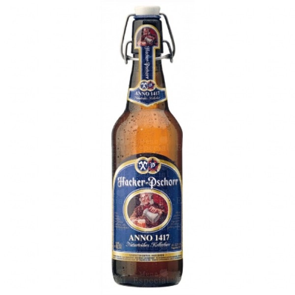 Hacker Pschorr Anno 1417 Kellerbier Garrafa 1 Unidade