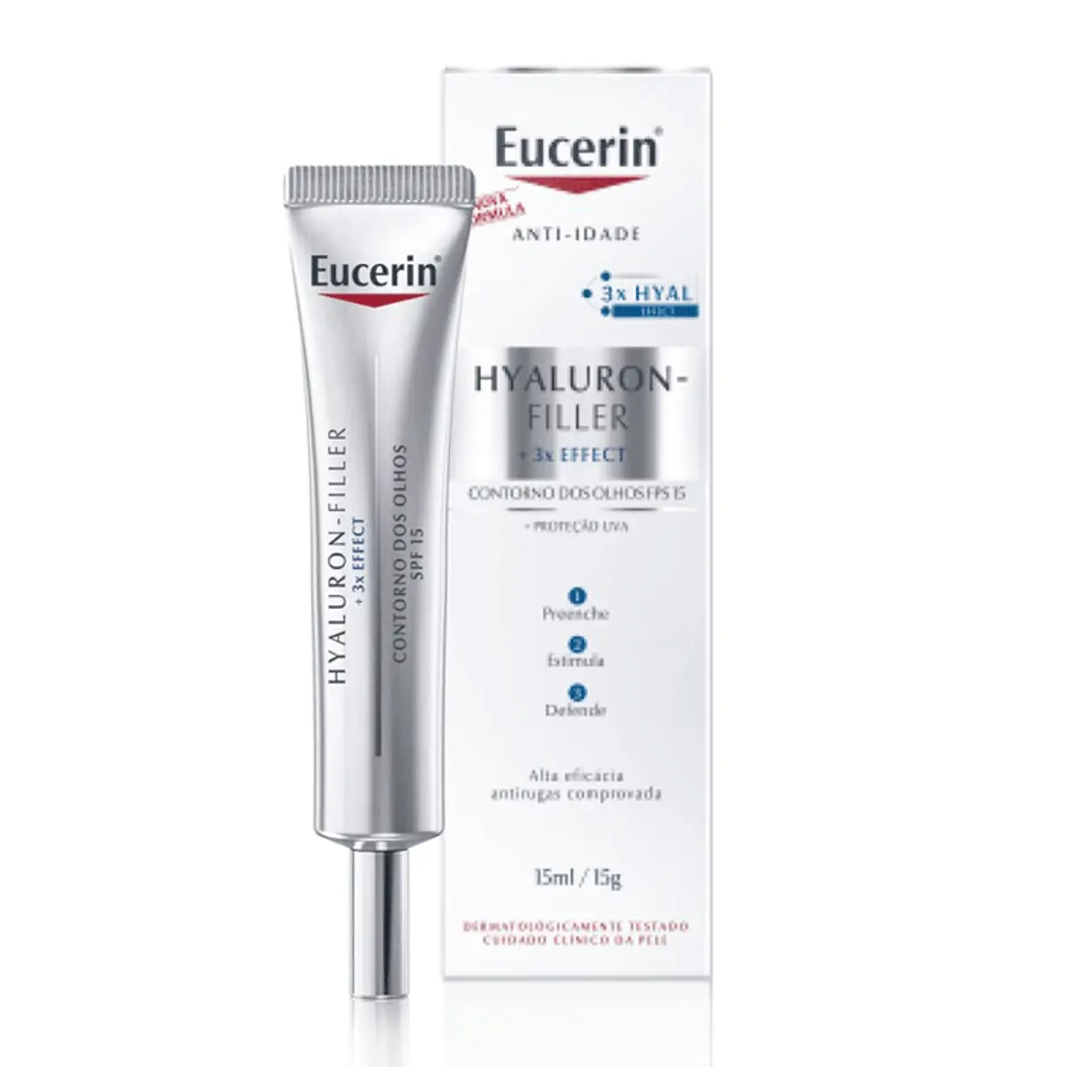 Creme Área dos Olhos Eucerin Hy-fi 3x Effect FPS 15 Anti-idade 15ml