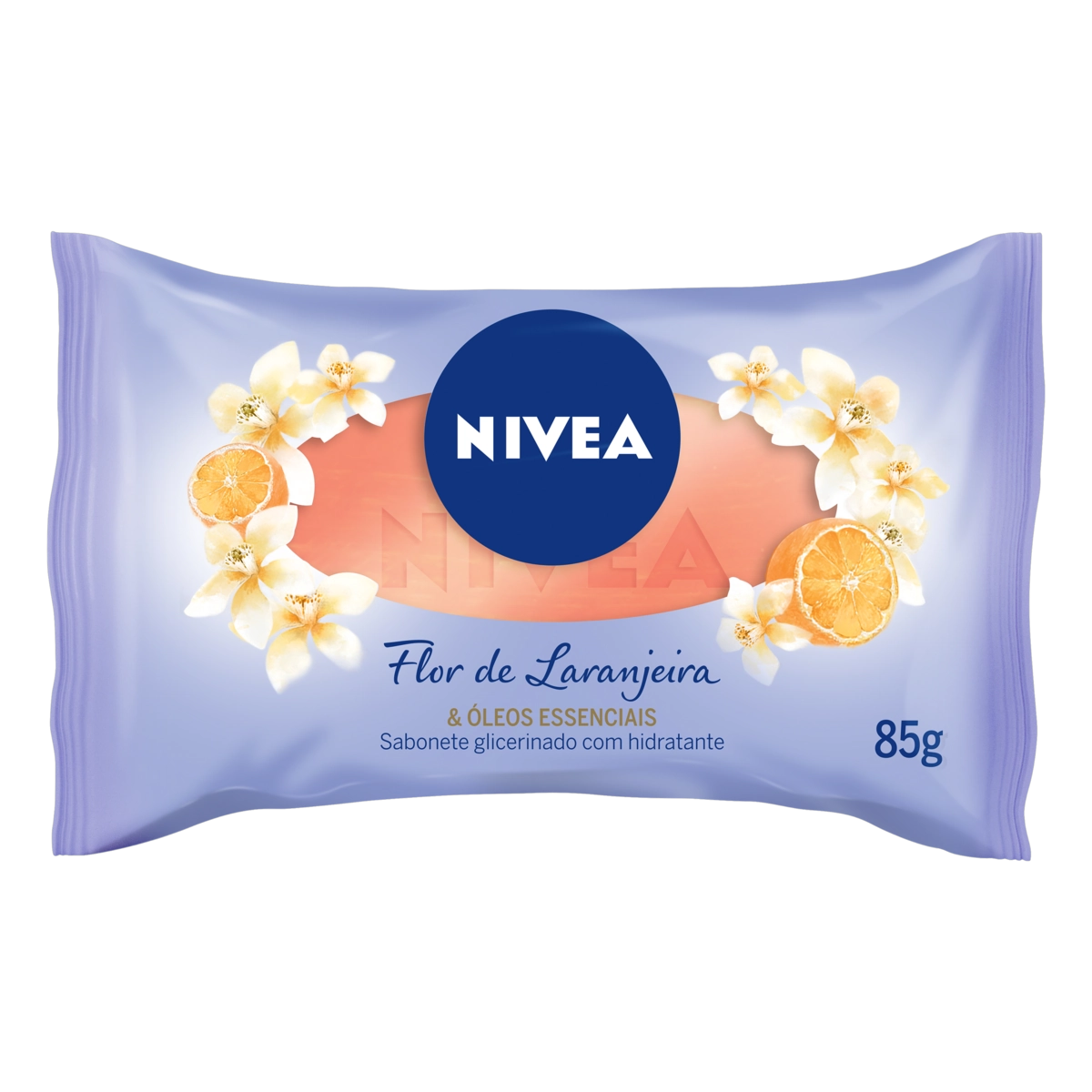 Sabonete Barra Hidratante Flor De Laranjeira óleos Essenciais Nivea Flow Pack 85g