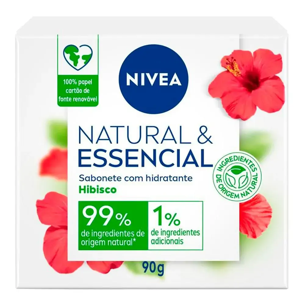 Sabonete Natural E Essencial Hibisco Nivea 90g