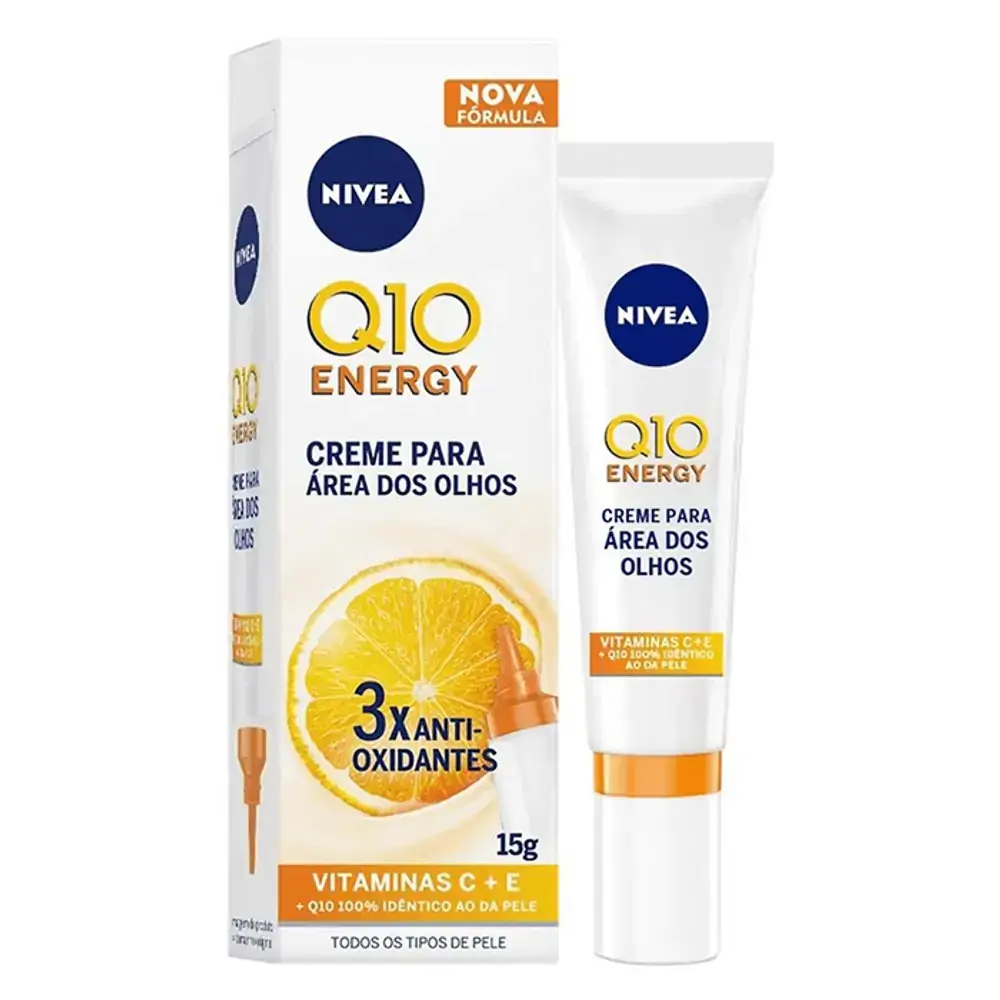 Creme Antissinais Nivea Q10 Energy Área dos Olhos 15g