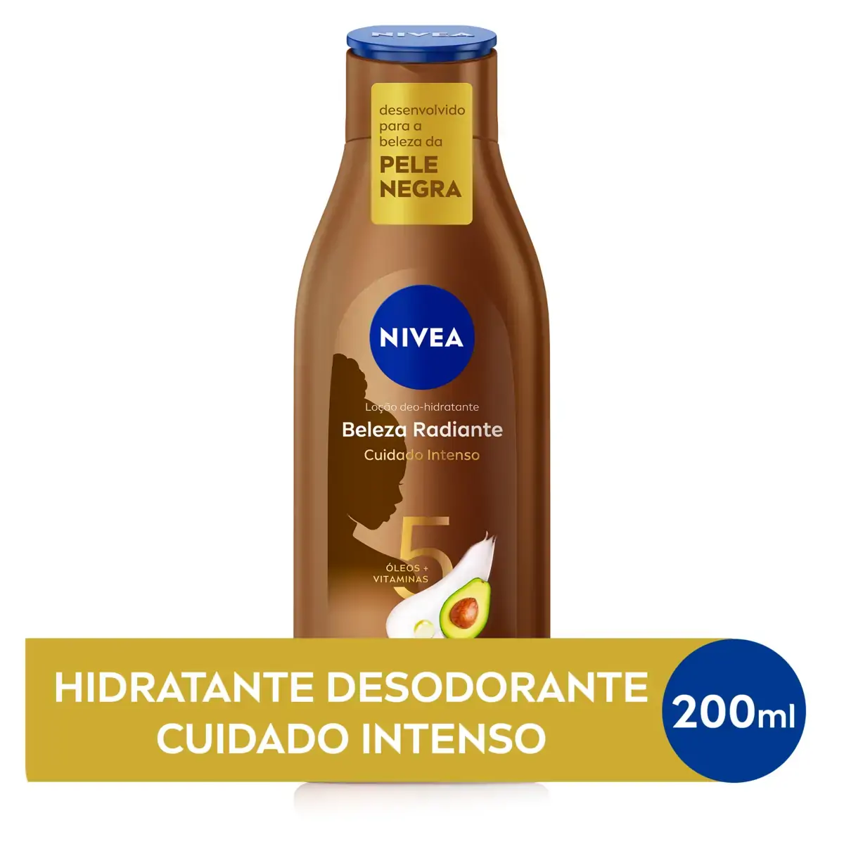 Loção Corporal Deo Hidratante Nivea Beleza Radiante Frasco 200ml