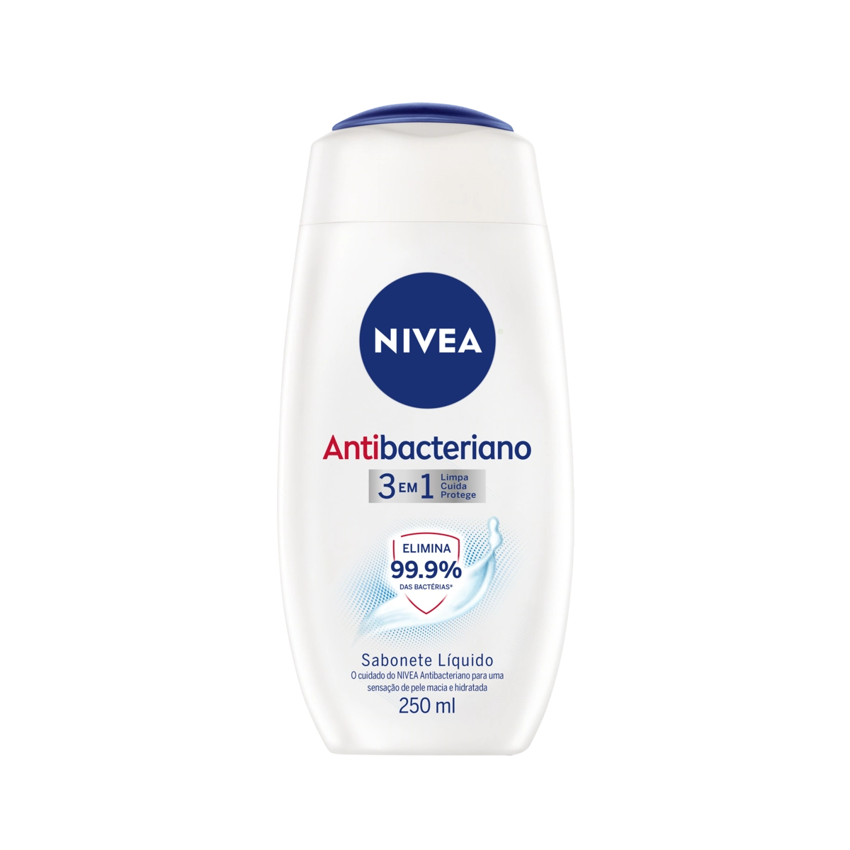 Sabonete Líquido Antibacteriano Nivea Frasco 250ml