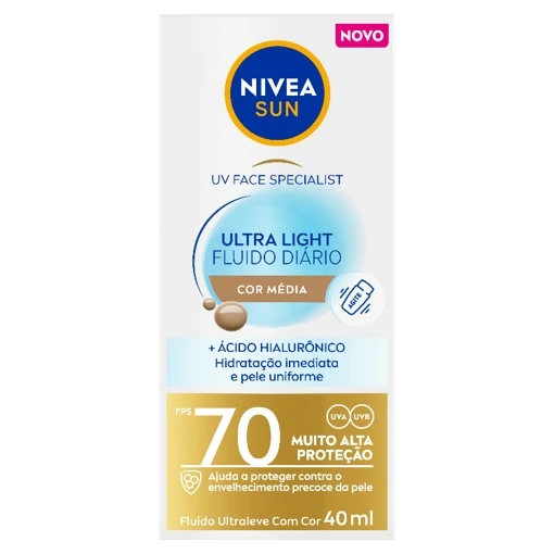 Nivea Nsun Fld Ultra Light Medio Fps70