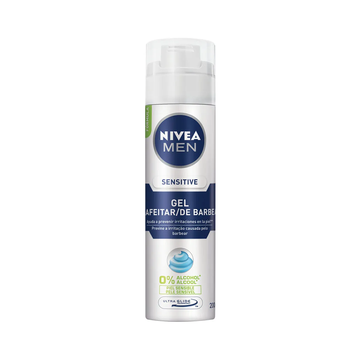 Gel de Barbear Nivea Men Sensitive 200 ml
