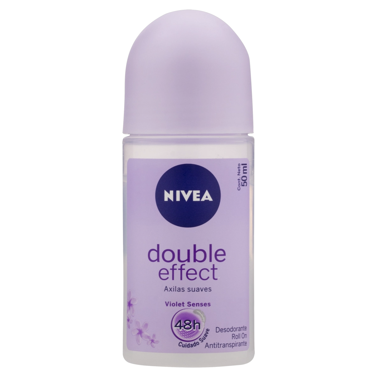 Desodorante Roll On Violet Senses Nivea Double Effect 50ml