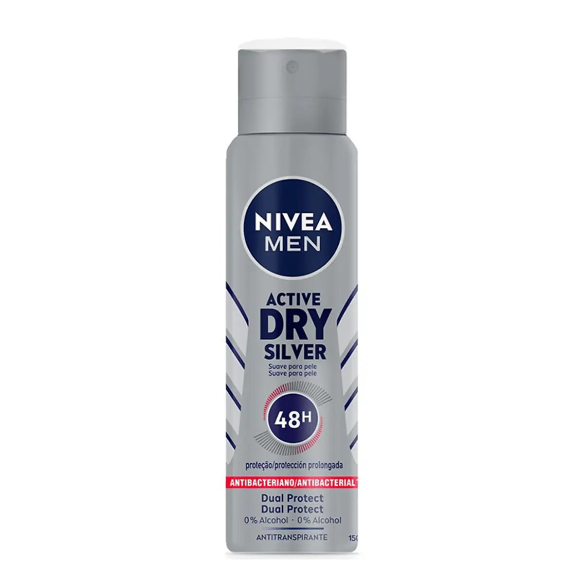 Desodorante Antitranspirante Aerosol Nívea Silver Protect 150ml