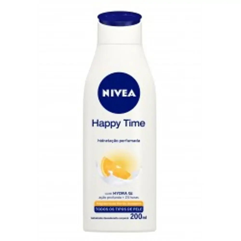 Nivea Happy Time Leite De Bambu E Flor De Laranjeira