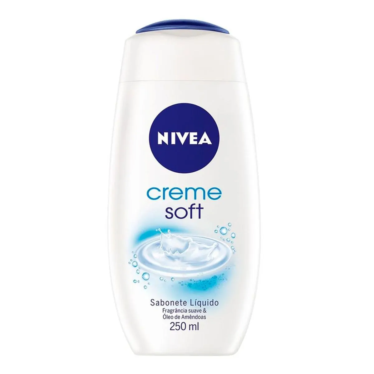 Sabonete Líquido Suave do Óleo de Amêndoas Nivea Creme Soft Frasco 250ml