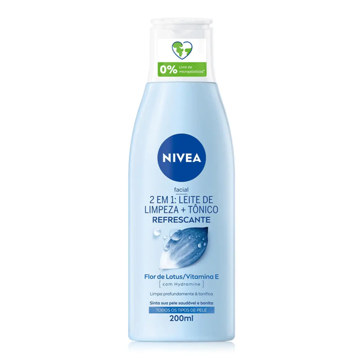 Leite De Limpeza E Tônico 2 Em 1 Facial Nivea Frasco 200ml