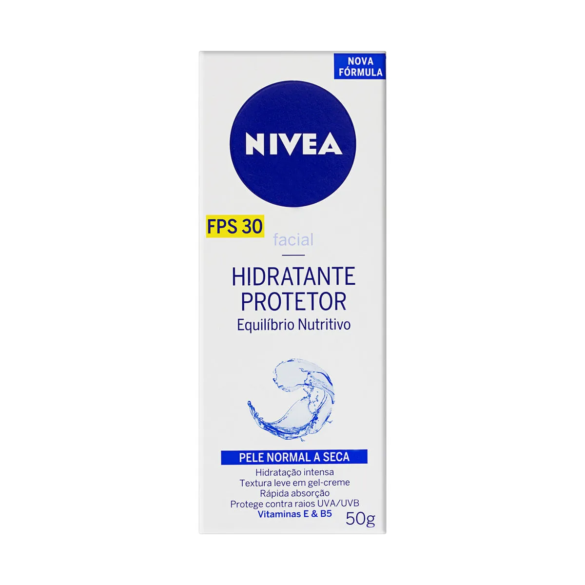 Hidratante Protetor NIVEA Equilíbrio Nutritivo FPS30 50ml