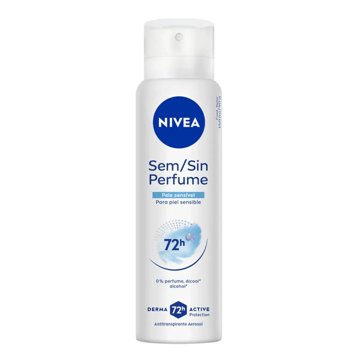 Desodorante Antitranspirante Aerossol NIVEA Sem Perfume 150ml