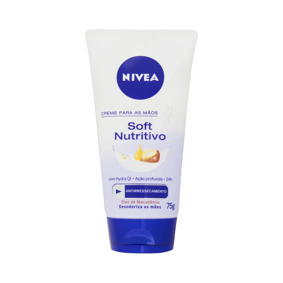 Creme Para As Mãos Soft Nutritivo Nivea Bisnaga 75g