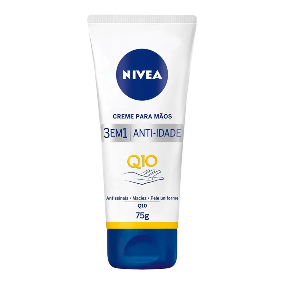 Creme Para As Mãos Anti Idade Nivea Q10 Bisnaga 75g