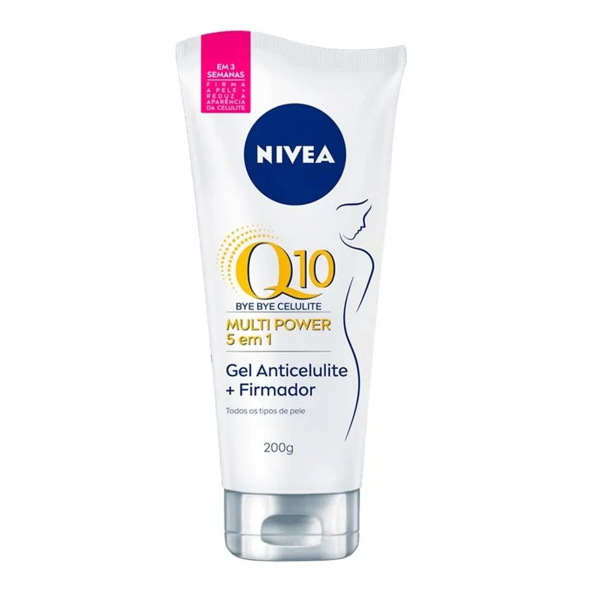 Gel-Creme Firmador Bye Bye Celulite Nivea Q10 Energy + Caixa 201g