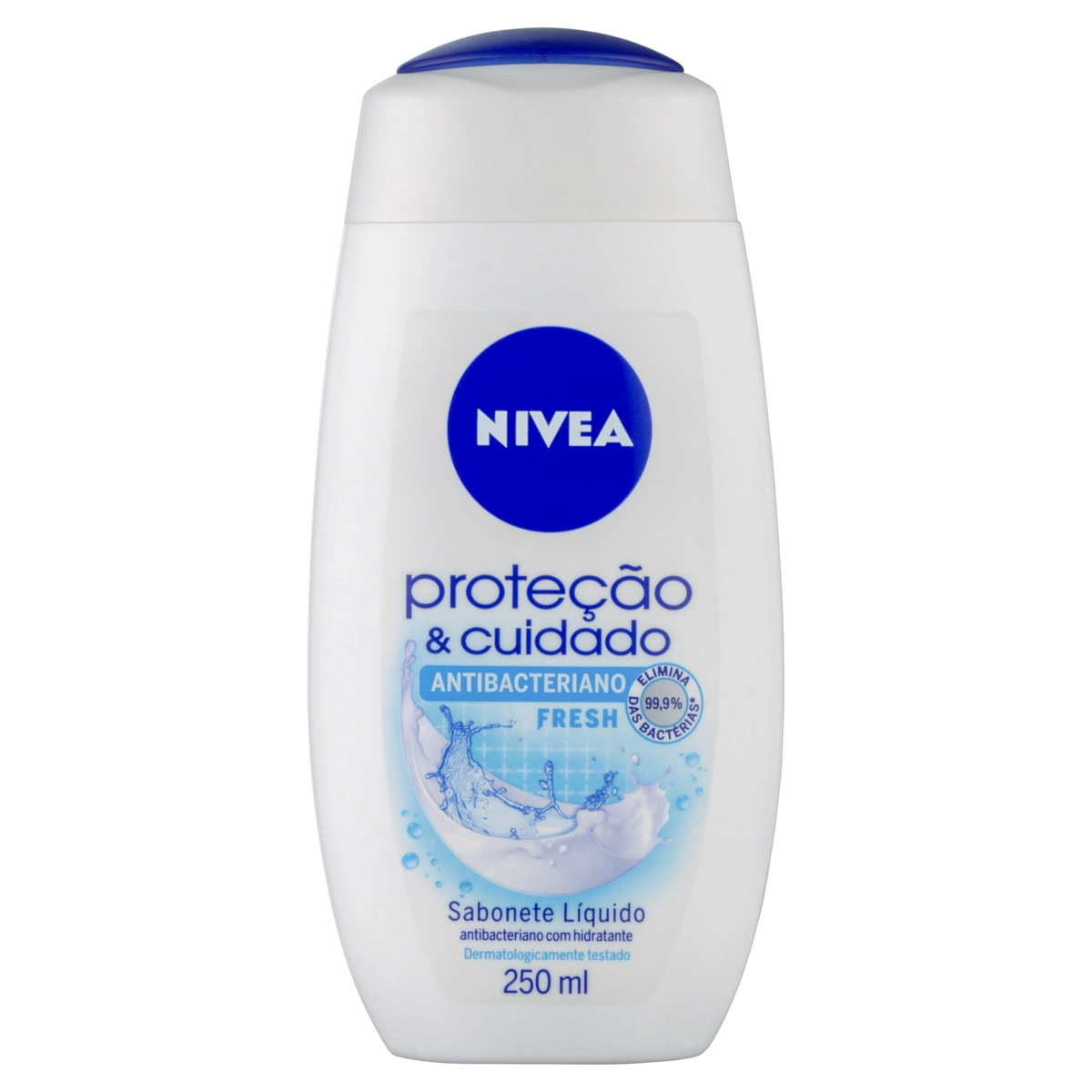 Sabonete Líquido Antibacteriano Fresh Nivea Proteção Cuidado Frasco 250ml