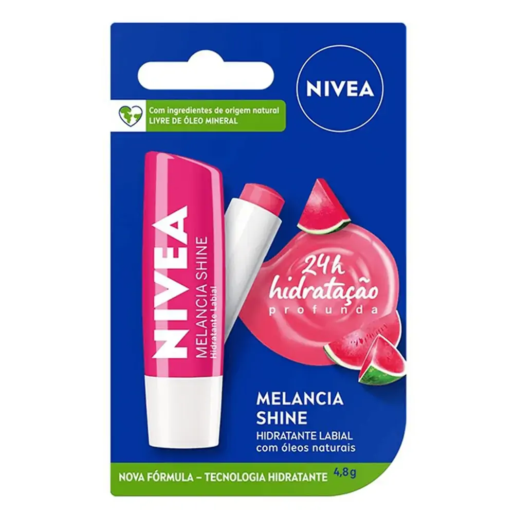 Hidratante Labial NIVEA Melancia Shine 48g