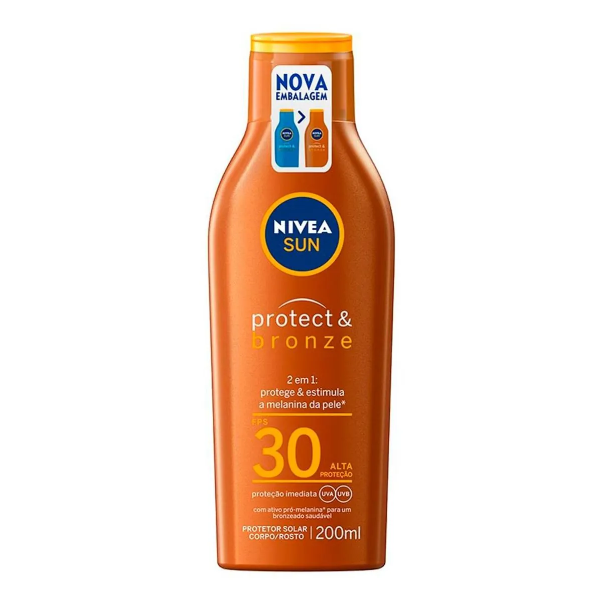Protetor Solar Protect & Bronze FPS 30 NIVEA SUN 200ml