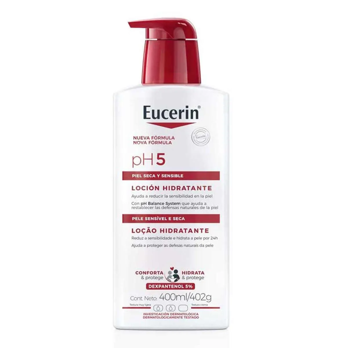 Eucerin Ph5 Loção Hidratante Válvula Pump 400ml