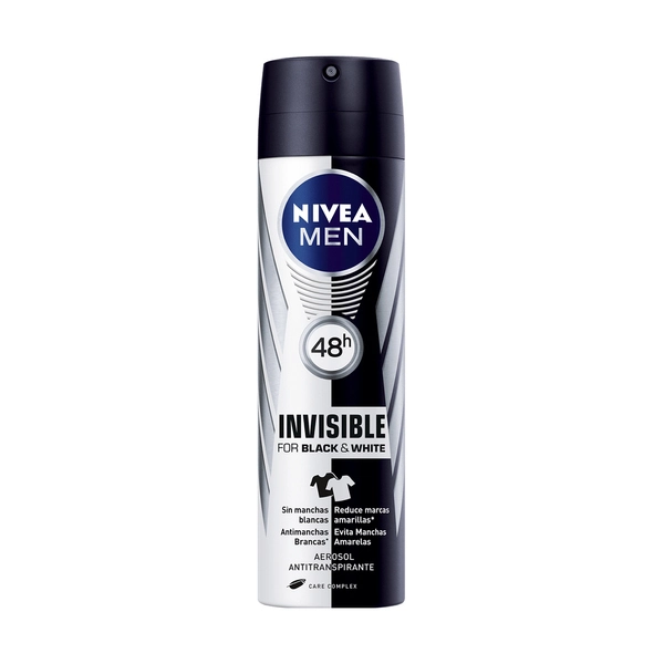 Des Nivea Aer 150ml Fem Invisible Black White Pure