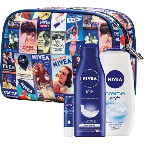 Kit Hidratante Nivea Necessaire Vintage