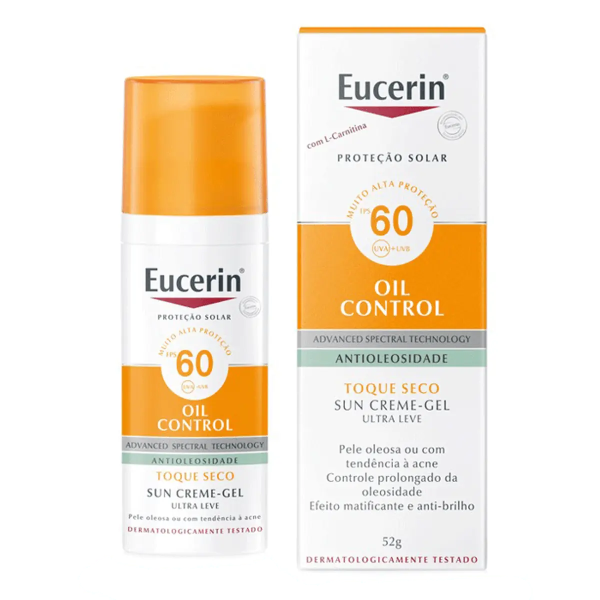 Eucerin Sun Creme Gel Oil Control FPS60 52g
