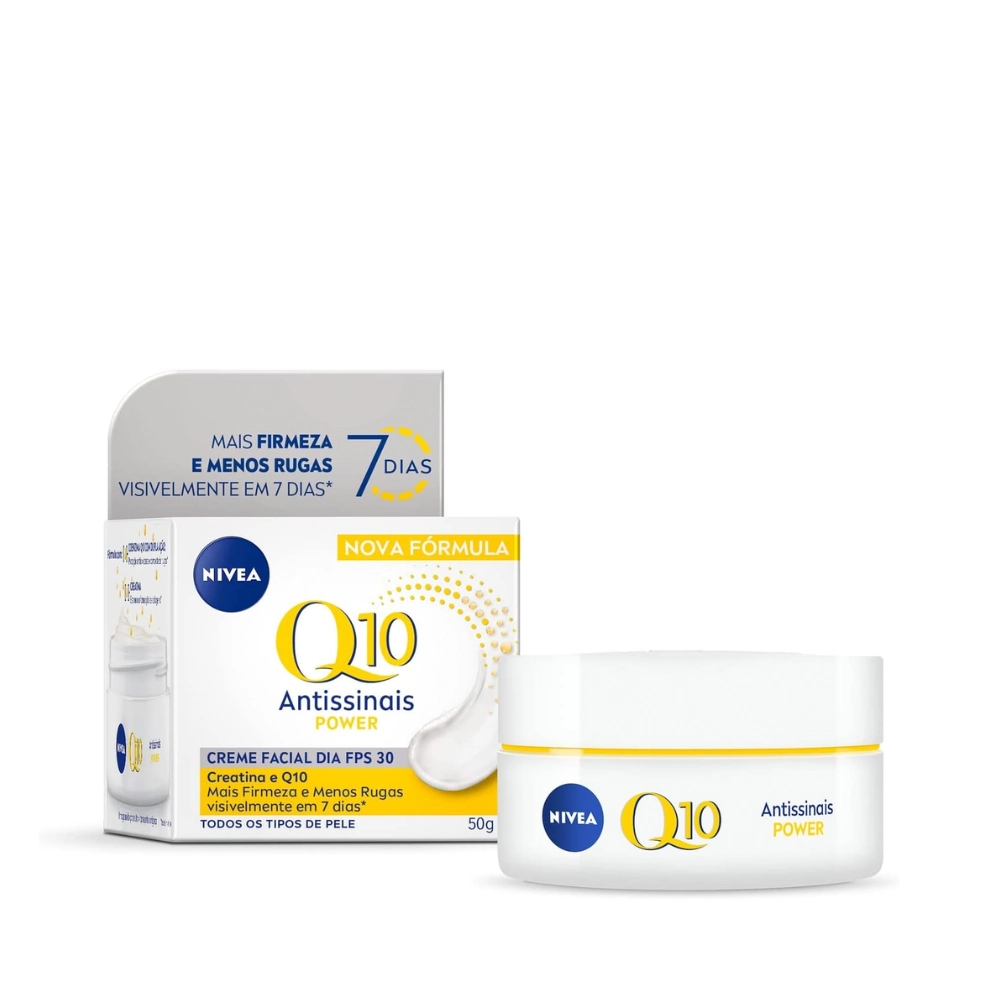 Creme Facial Nivea Visage Q10 A.sinais Diurn 52g