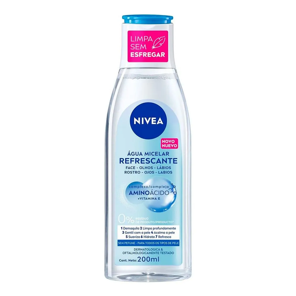 NIVEA Água Micelar Solução de Limpeza 7 em 1 200ml