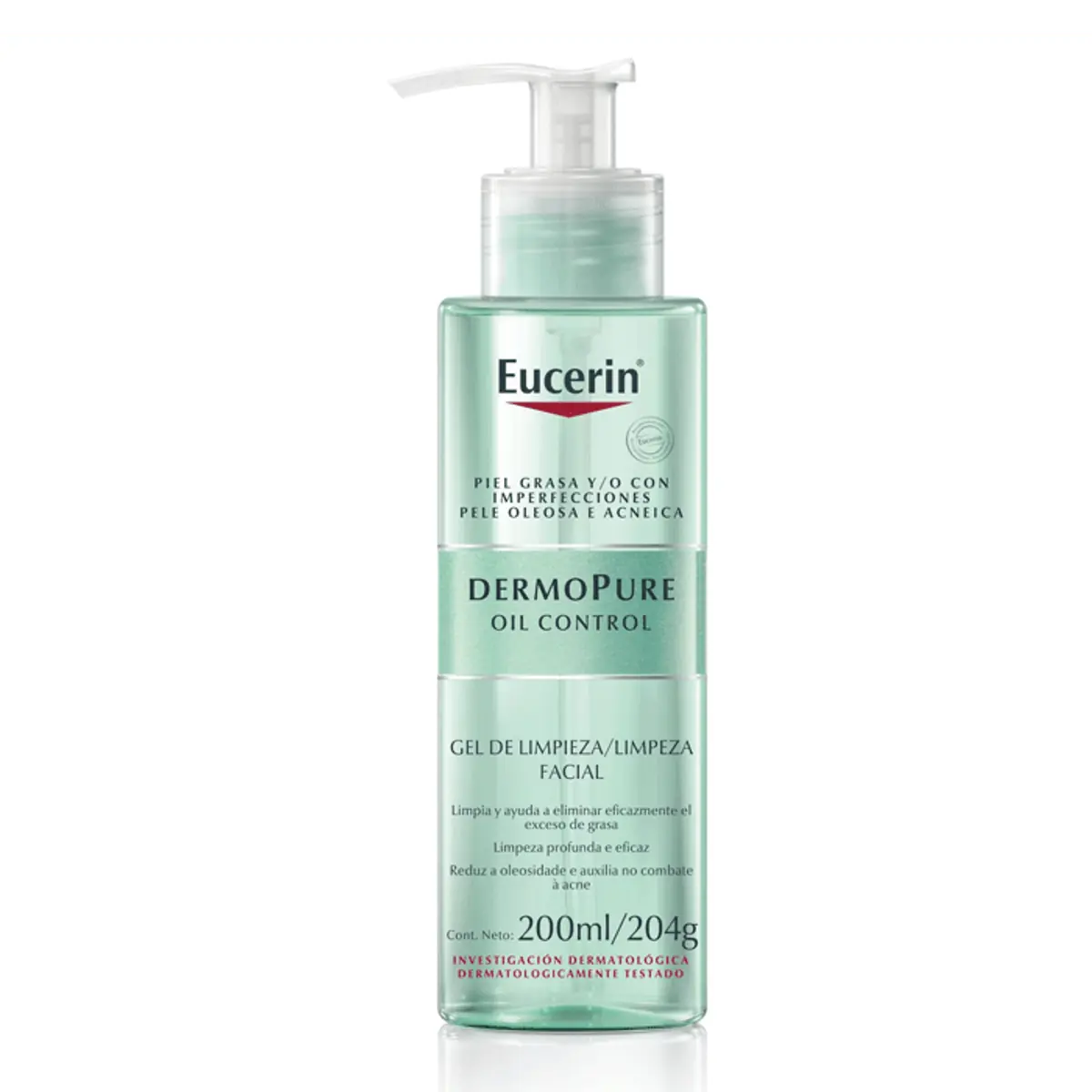 Eucerin Dermo Pure Oil Control Gel De Limpeza 200ml