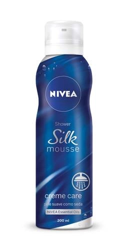 Sabonete Mousse Nivea Silk Creme Care 200ml