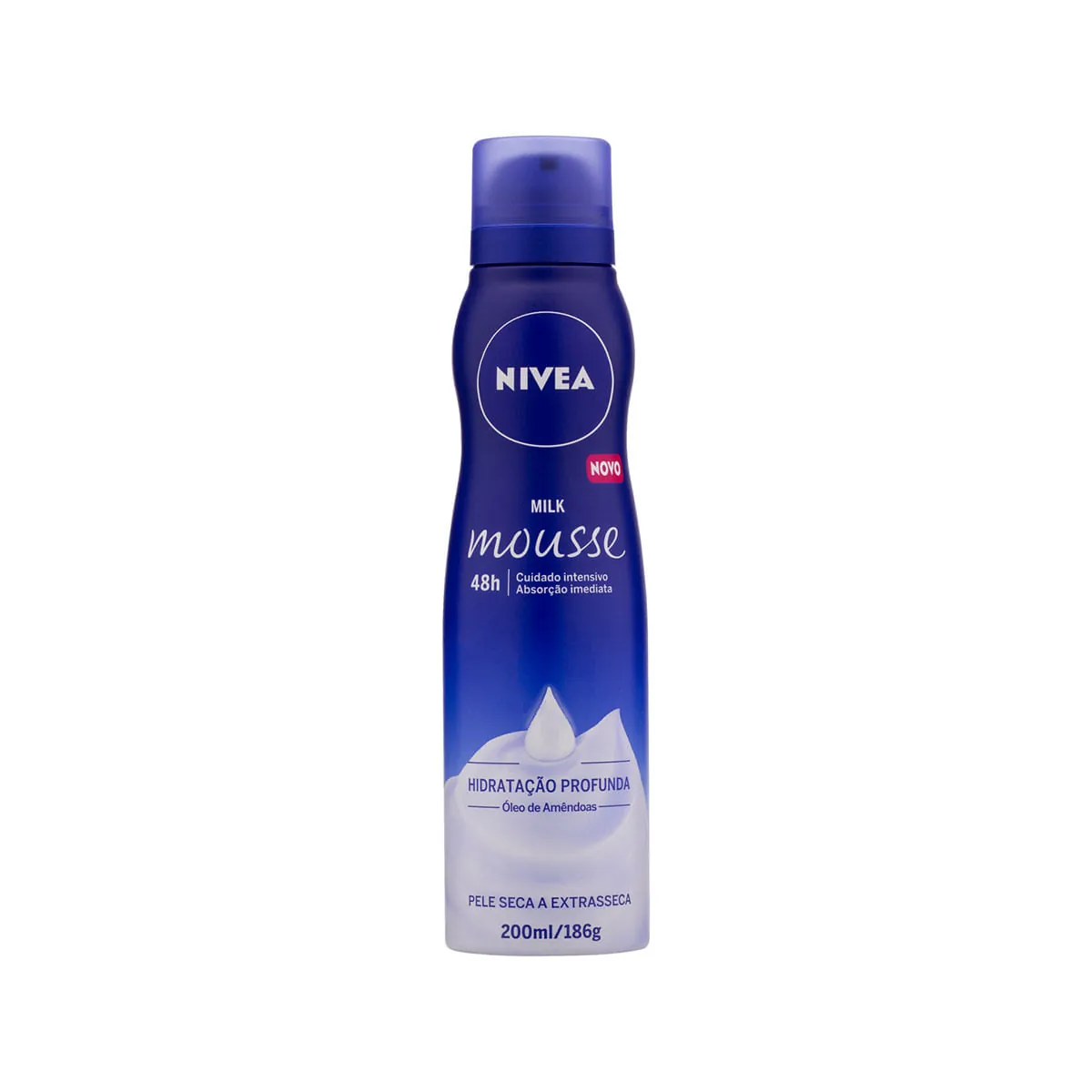 Mousse Hidratante Corporal Nivea Milk 200 ml