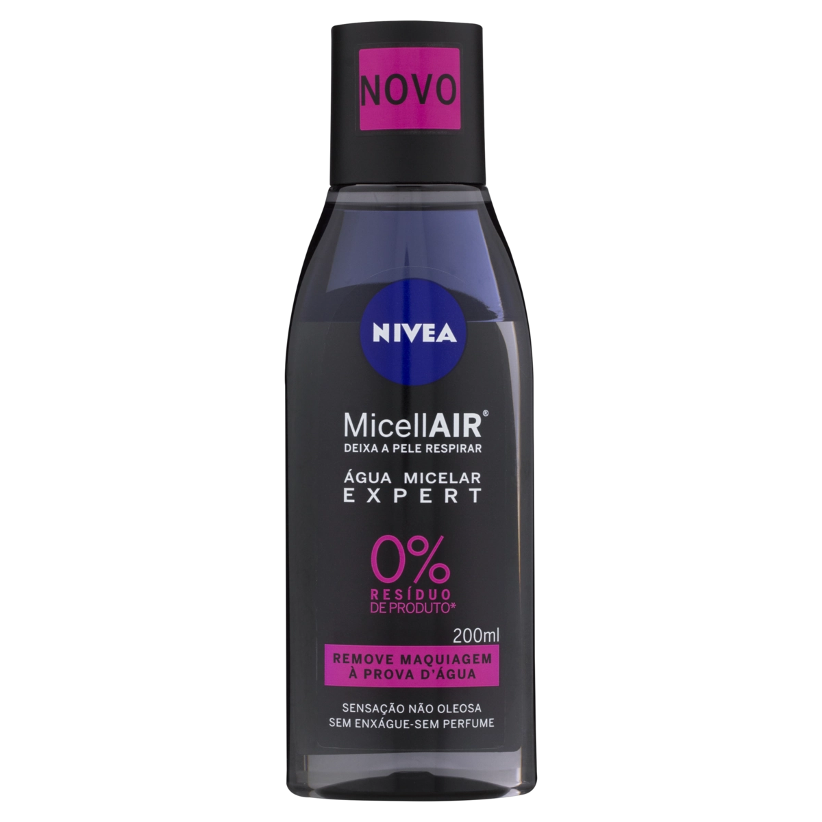 Água Micelar Expert sem Perfume Nivea Micellair Frasco 200ml